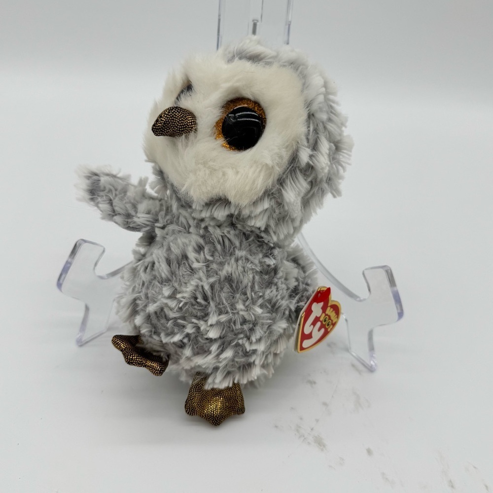 TY Beanie Boos 6" OWLETTE the Owl Plush Stuffed Animal Toy Ty Heart Tag.